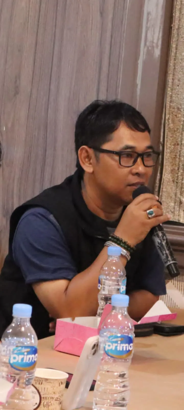 Nazaraman, Ketua PWI Kabupaten Merangin. (DETAIL/Daryanto)