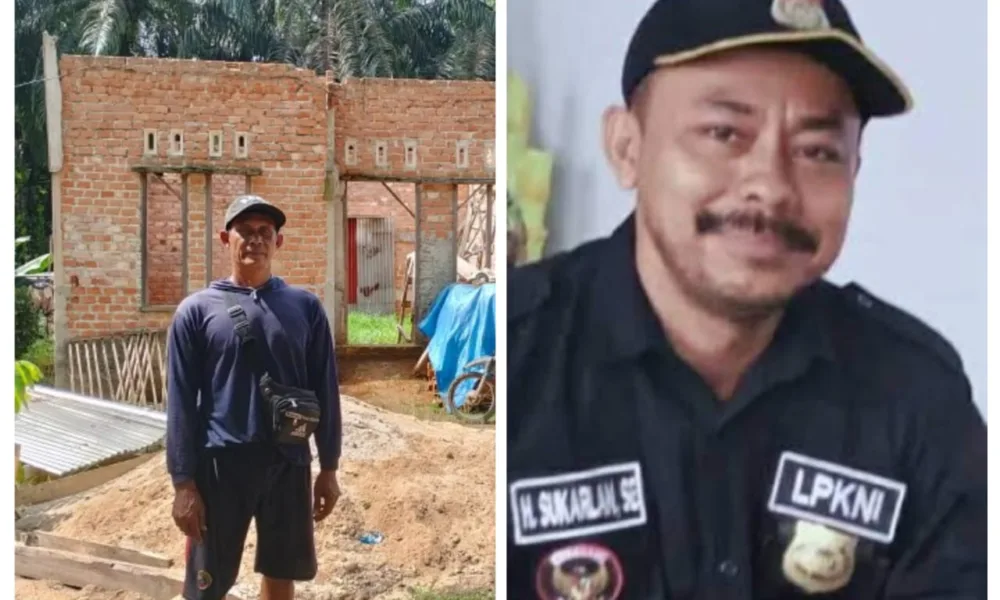 H.Sukarlan, Ketua LPKNI Merangin desak PT SGN selesaikan hak keluarga Sawal. (DETAIL/Daryanto)