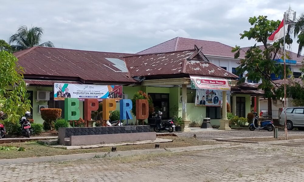 Kantor BPRD Kabupaten Merangin. PT SGN tidak ada pajak air permukaan yang dibayarkan. (DETAIL/Daryanto)