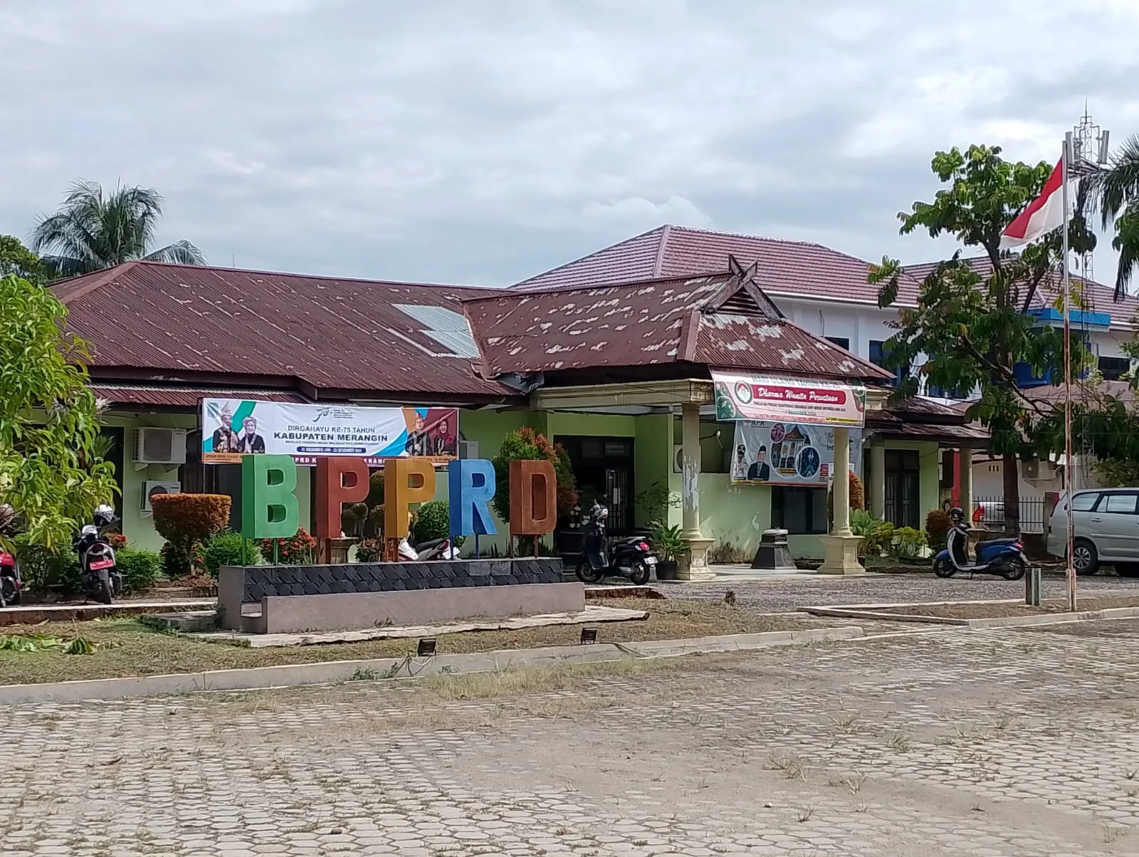 Kantor BPRD Kabupaten Merangin. PT SGN tidak ada pajak air permukaan yang dibayarkan. (DETAIL/Daryanto)