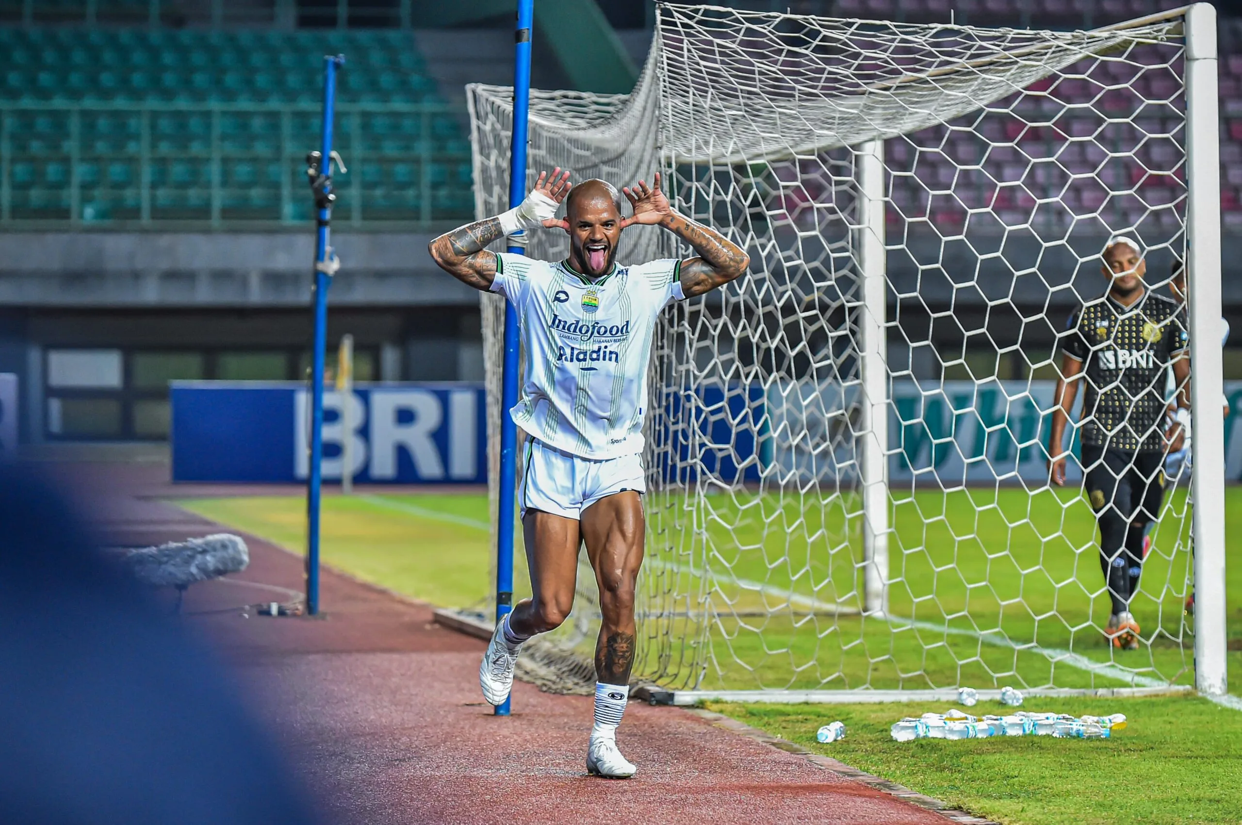 Penyerang Persib Bandung, David da Silva. (DETAIL/Yayat Hidayat)