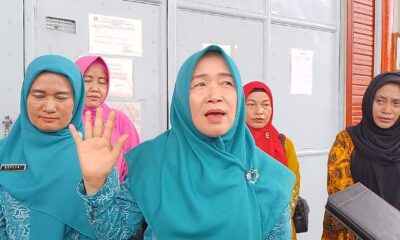Ketua Penggerak PKK Provinsi Jambi, Hesti Hesnidar Haris saat sosialisasi di Lapas Bangko. (DETAIL/Daryanto)