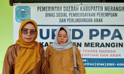 Korban NT saat berada di kantor UPTD PPA. (DETAIL/Daryanto)