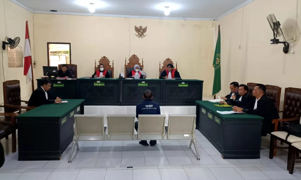 Sidang lanjutan perkara AS di PN Sengeti pada Selasa, 24 Desember 2024. (DETAIL/Jogi)