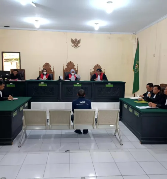 Sidang lanjutan perkara AS di PN Sengeti pada Selasa, 24 Desember 2024. (DETAIL/Jogi)