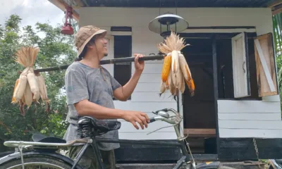 Miniatur rumah asli transmigrasi tahun 1982-1983. (DETAIL/Daryanto)