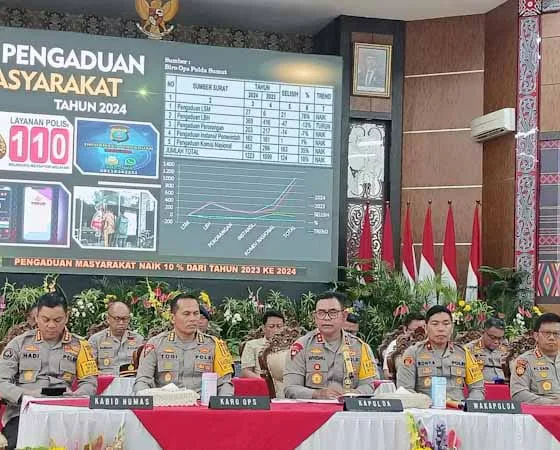 Puluhan personel kepolisian, baik di Polda Sumut maupun jajaran Polres mendapatkan tindakan pendisiplinan sepanjang tahun 2024 ini. (ist)
