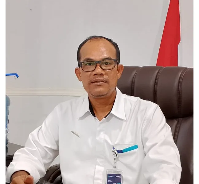 Hamdani, Kacab Perum Bulog Cabang Merangin.(DETAIL/Daryanto)