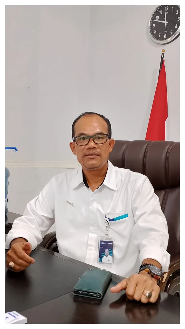 Hamdani, Kacab Perum Bulog Cabang Merangin.(DETAIL/Daryanto)