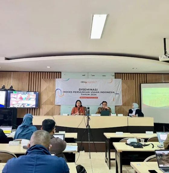 Hasil survei dari pihak Universitas Padjajaran (Unpad) Bandung membuktikan hasil indeks persaingan usaha (IPU) di Indonesia tahun 2024 hanya naik tipis. (ist)