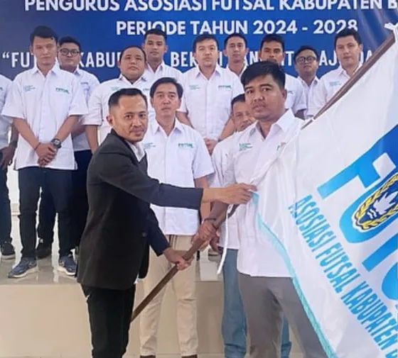 Pelantikan dan Pengukuhan Pengurus Asosiasi Futsal Kabupaten Bekasi Periode Tahun 2024-2028. (ist)