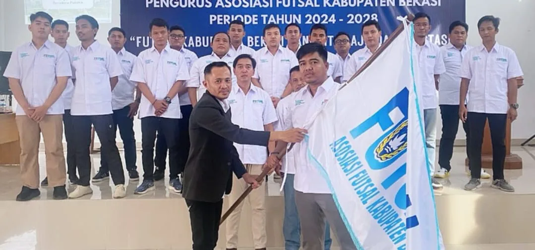 Pelantikan dan Pengukuhan Pengurus Asosiasi Futsal Kabupaten Bekasi Periode Tahun 2024-2028. (ist)