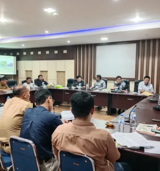 Hearing lintas komisi di DPRD Merangin merekomendasikan PT SGN tutup sementara. (DETAIL/Daryanto)