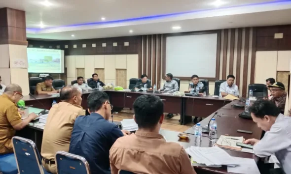 Hearing lintas komisi di DPRD Merangin merekomendasikan PT SGN tutup sementara. (DETAIL/Daryanto)