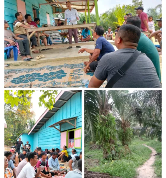 IHCS Jambi bersama petani Sungai Salak Desa Balai Rajo. (ist)