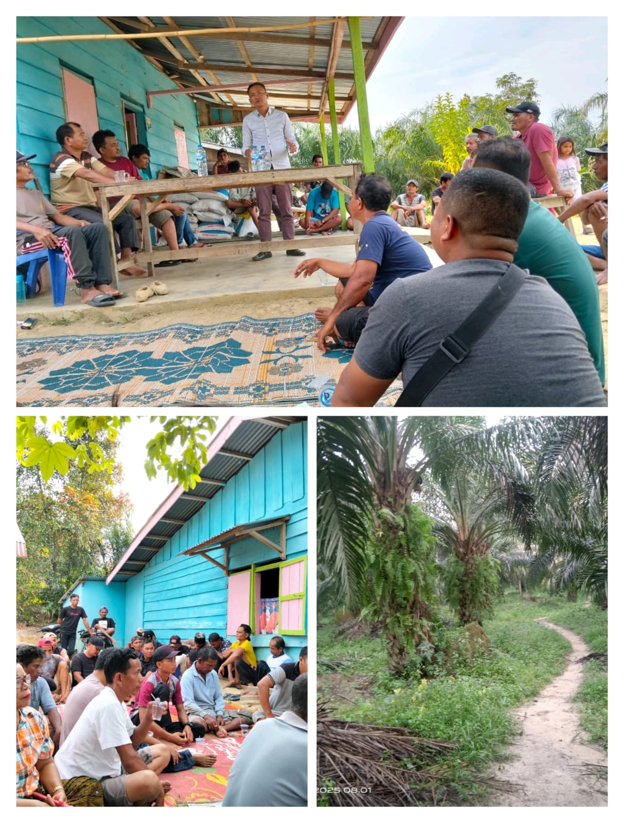 IHCS Jambi bersama petani Sungai Salak Desa Balai Rajo. (ist)