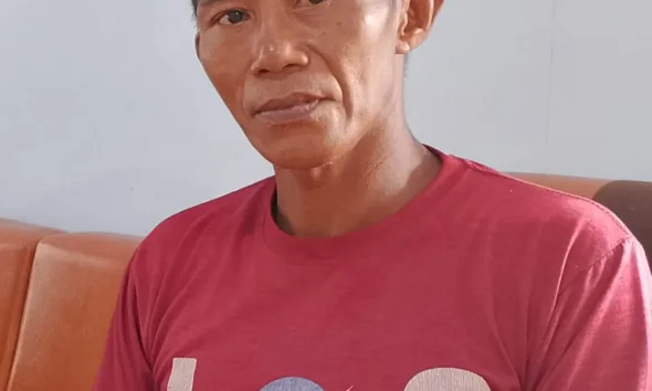 Ketua RT 16 D Desa Bungo Antoi, Edi Supardi. (DETAIL/Daryanto)