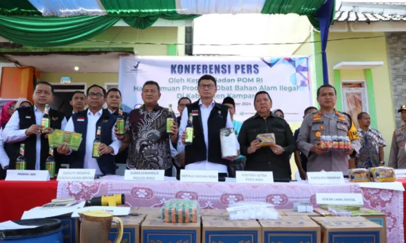 BPOM melakukan penyitaan terhadap berbagai produk kosmetik ilegal yang beredar melalui media sosial (medsos) selama 10-18 Februari 2025. (ist)