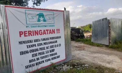 Areal bakal stockpile batu bara PT SAS. (DETAIL/Juan)