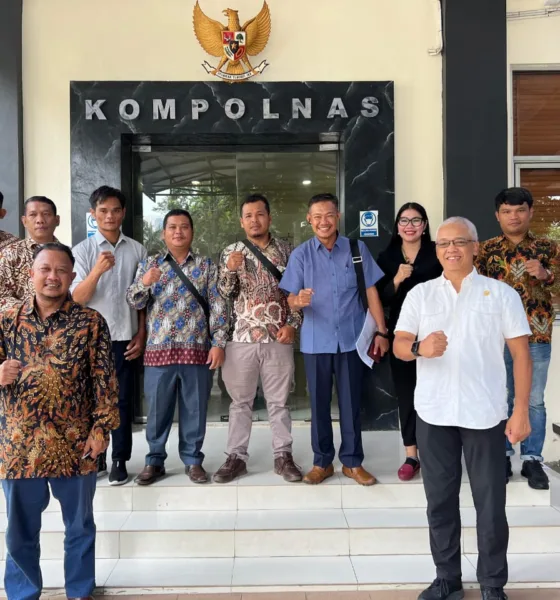 James Barus bersama IHCS Jambi dan Jakarta di Kompolnas RI. (ist)