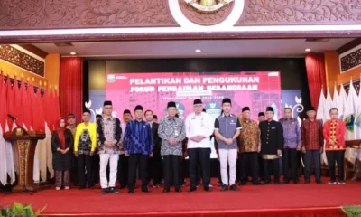 Kukuhkan FPK, Abdullah Sani: FPK Provinsi Jambi Lonceng Komitmen Menjaga NKRI dan Pancasila. Foto dok Kominfo Prov Jambi