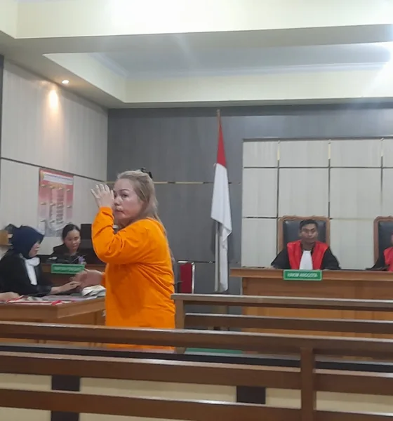 Pengendali jaringan narkoba Jambi, Helen Dian Krisnawati. (DETAIL/Juan)