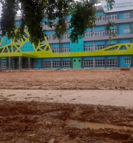 Proyek Tahap II Lab Poltekkes Kemenkes Jambi. (DETAIL/Juan)