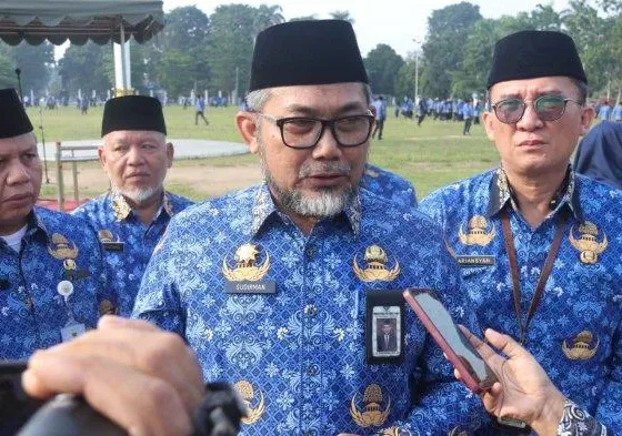 JAM KERJA ASN - Pemprov Jambi Berlakukan Jam Kerja Baru Bagi ASN,Sabtu (1/3/2025).