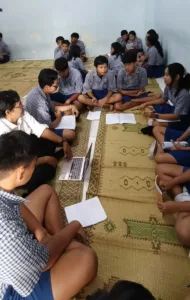 Latihan mengenal diri SMP Kanisius Sleman, Yogyakarta. (ist)