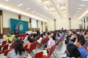 Suasana pertemuan diaula yang santai dan menarik. (ist)