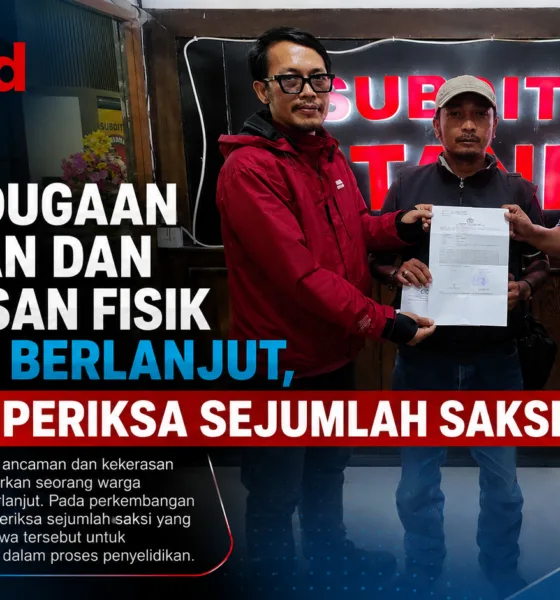 dugaan ancaman dan kekerasan fisik di Jambi
